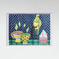 Lilac Wood Tea, Bird and Cupcake Poster