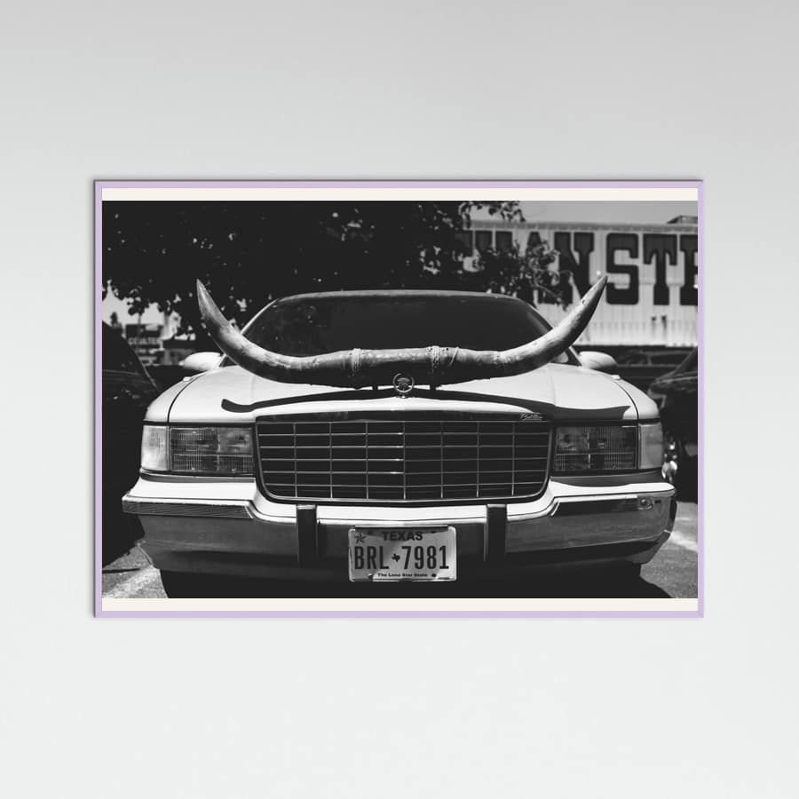 Lilac Wood Texas Ride Poster