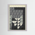Lilac Wood Textured Tides 2 Poster