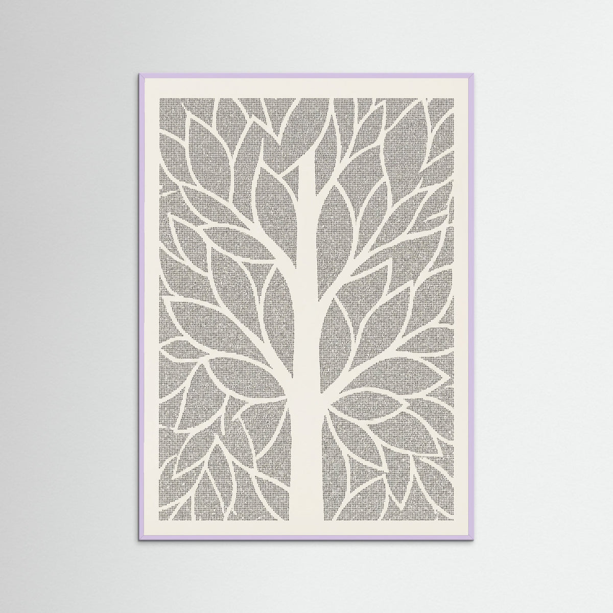 Lilac Wood Textured Voids