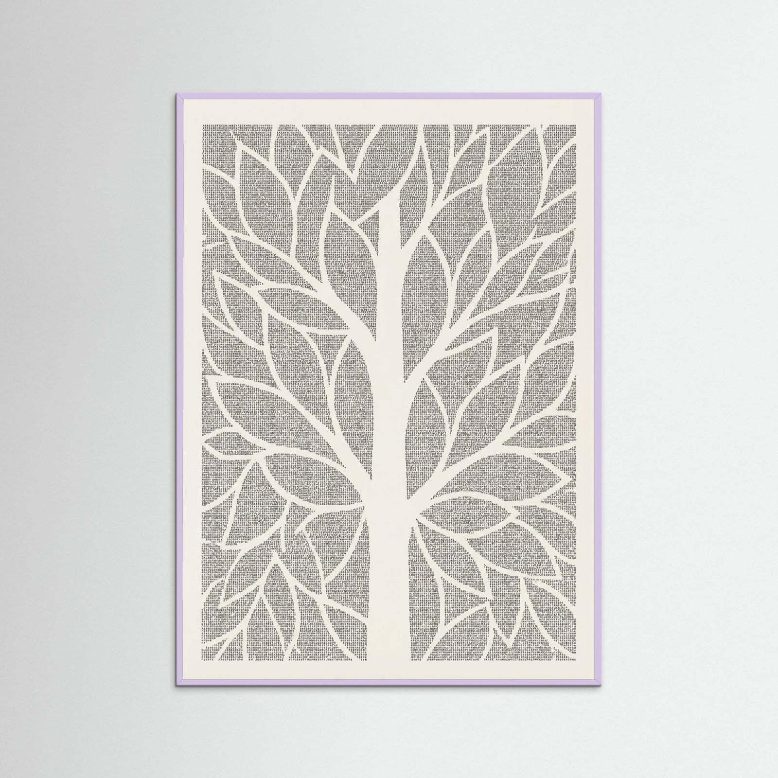 Lilac Wood Textured Voids