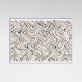 Lilac Wood Thin Shakey Lines Poster
