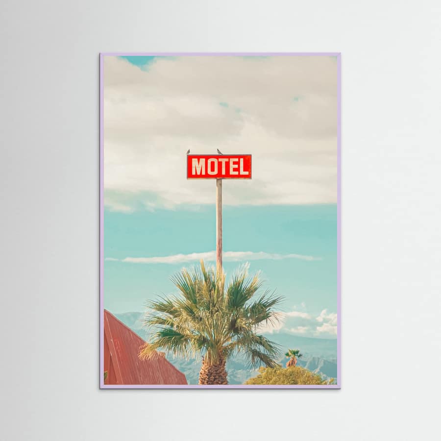 Lilac Wood This Motel is for the Birds Poster