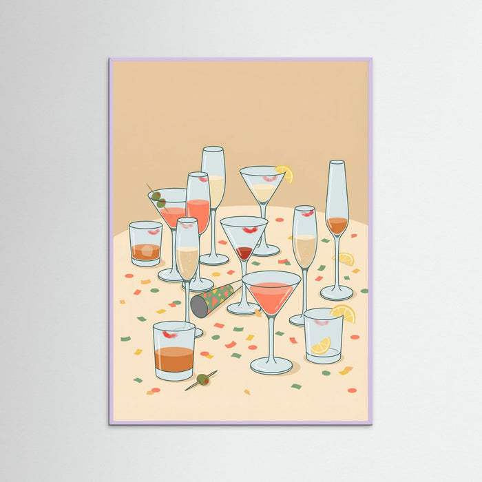 Lilac Wood Toast Together