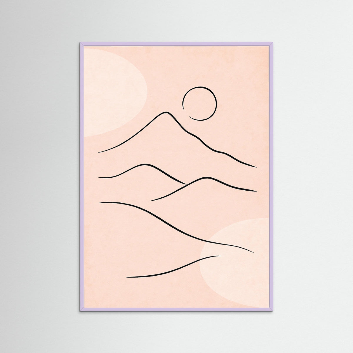 Lilac Wood Tranquil Outline