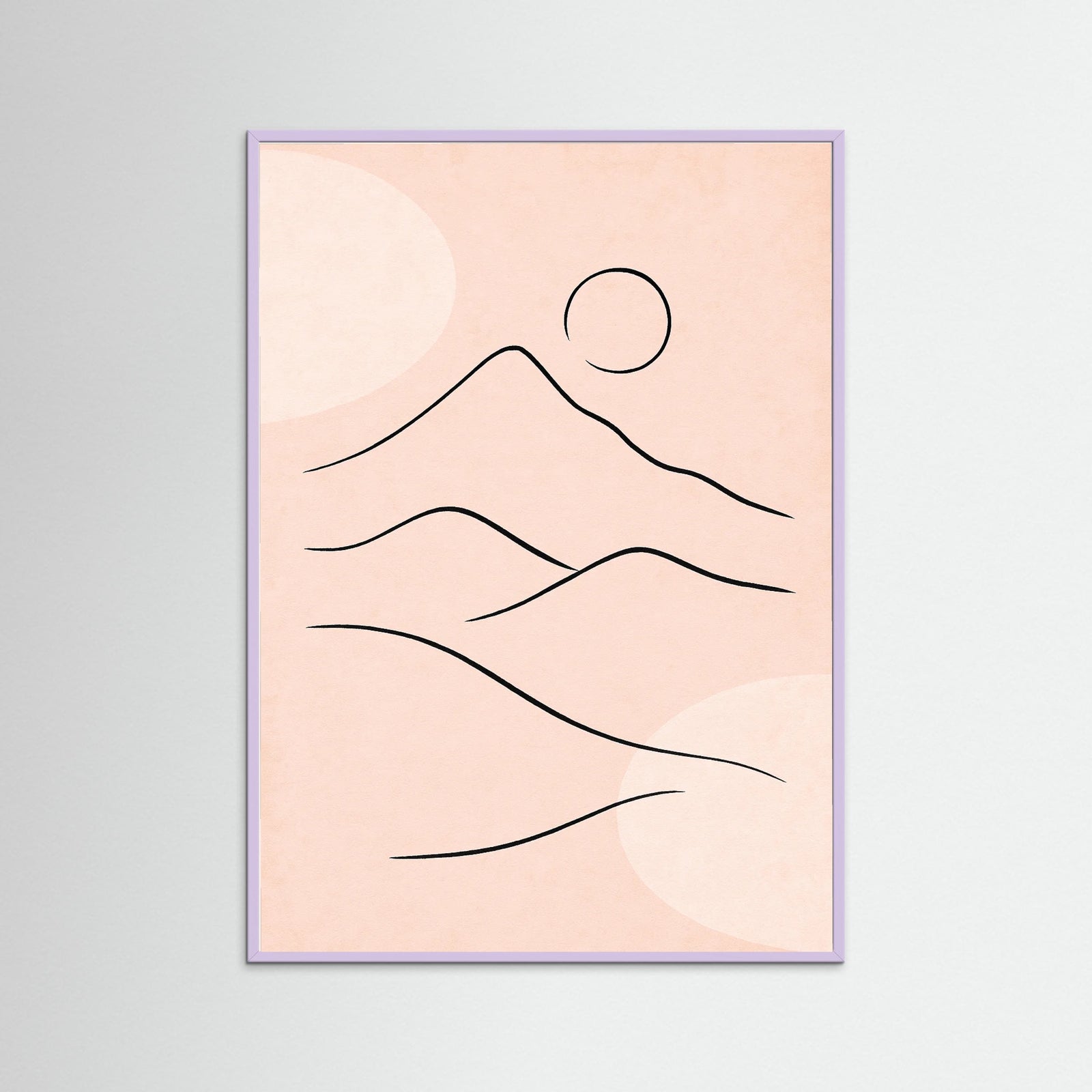 Lilac Wood Tranquil Outline