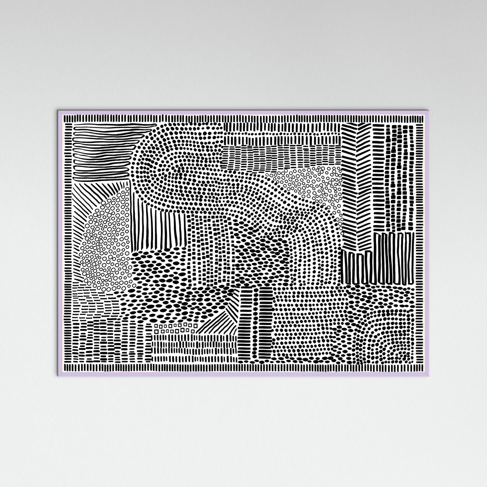 Lilac Wood Tribal Tapestry Poster