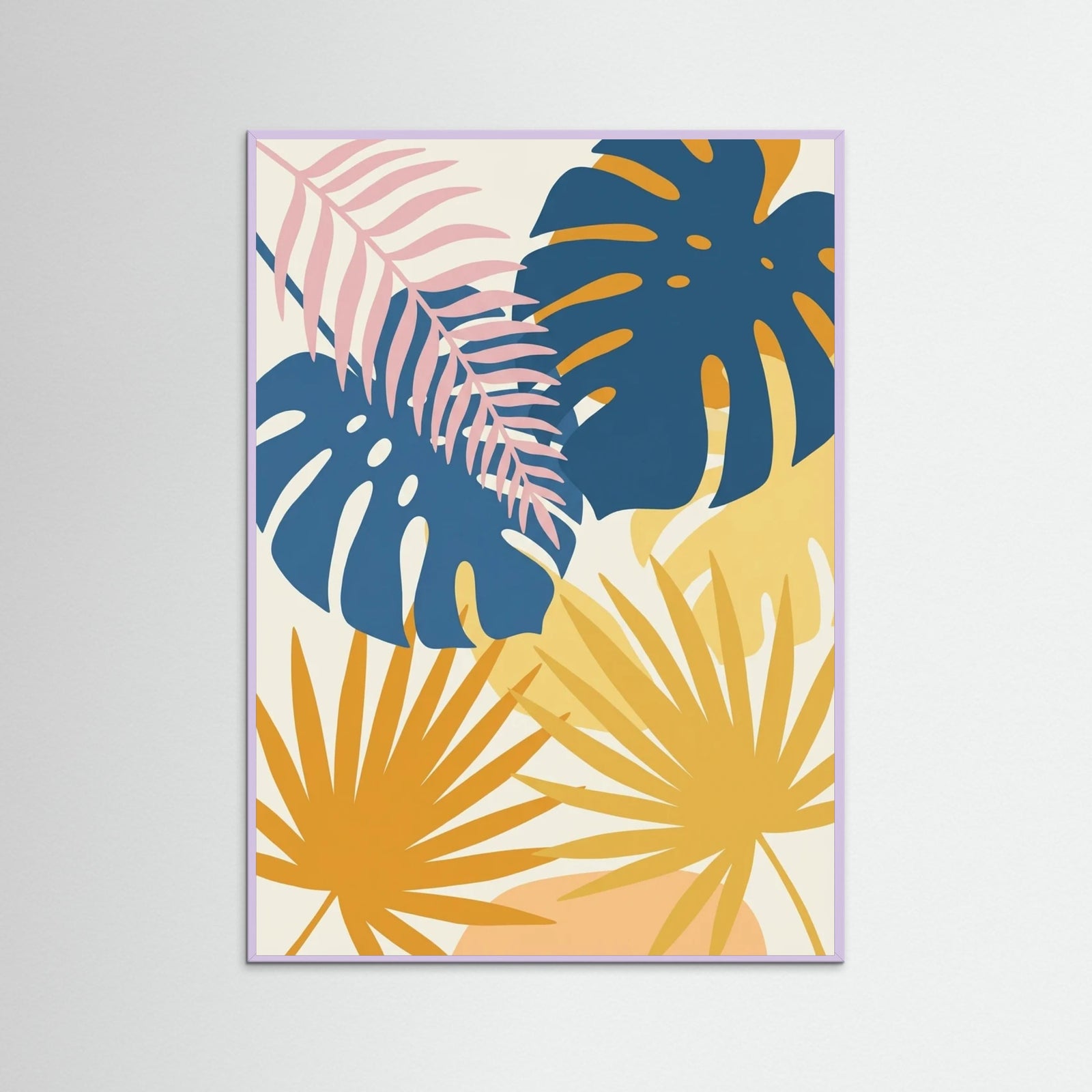 Lilac Wood Tropical Bloom