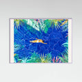 Lilac Wood Tropical Jungle Pool Poster