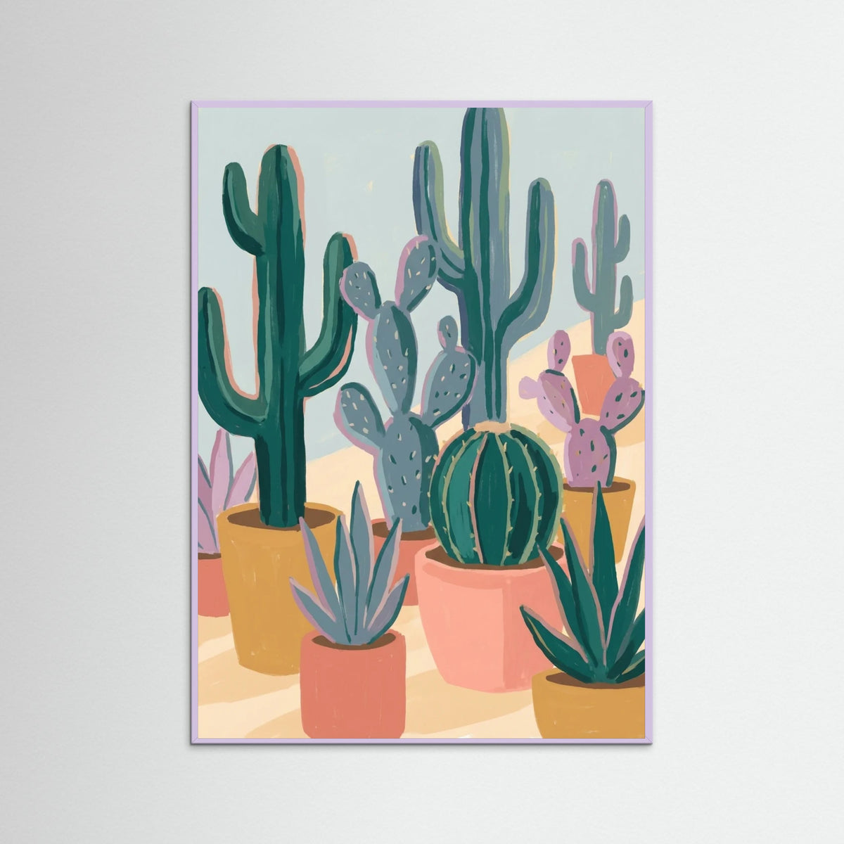 Lilac Wood Tropical Serene