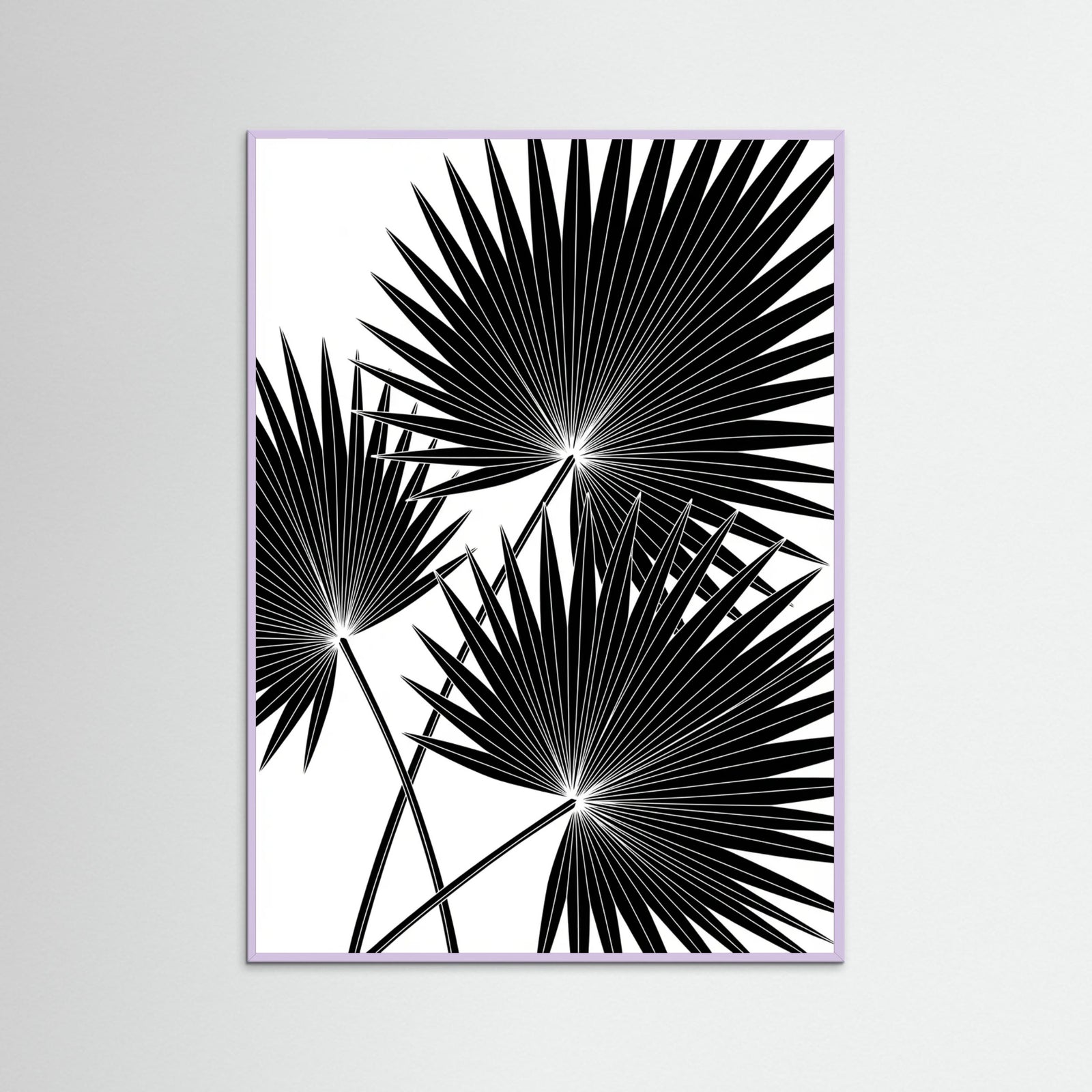 Lilac Wood Tropical Silhouette