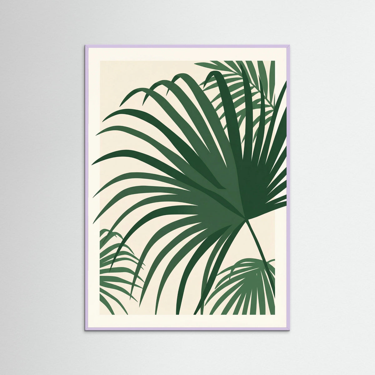 Lilac Wood Tropical Silhouette