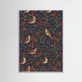 Lilac Wood Tulip Flower Pattern