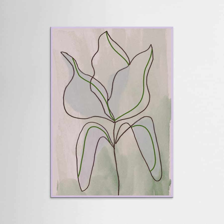 Affiche Tulip Greige – affiche et impression d’art