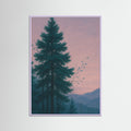 Lilac Wood Twilight Pines