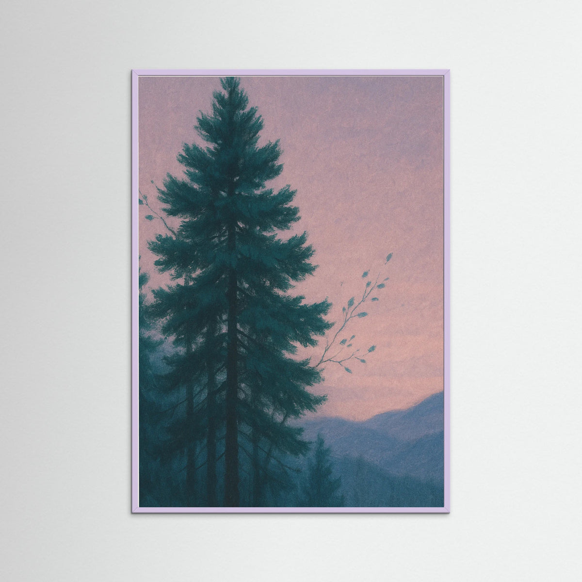 Lilac Wood Twilight Pines
