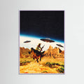 Póster UFO Space Chase – póster e impresión artística