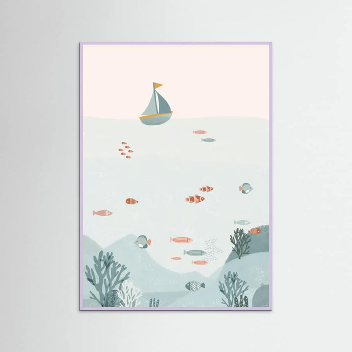 Under the Blue Sea Poster – Poster und Kunstdruck