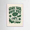 Lilac Wood Uplifting Retro Affirmation