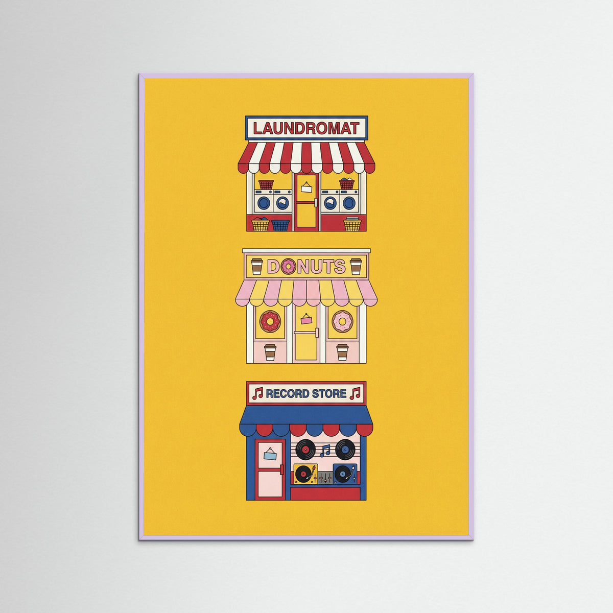 Lilac Wood Urban Barber Pole