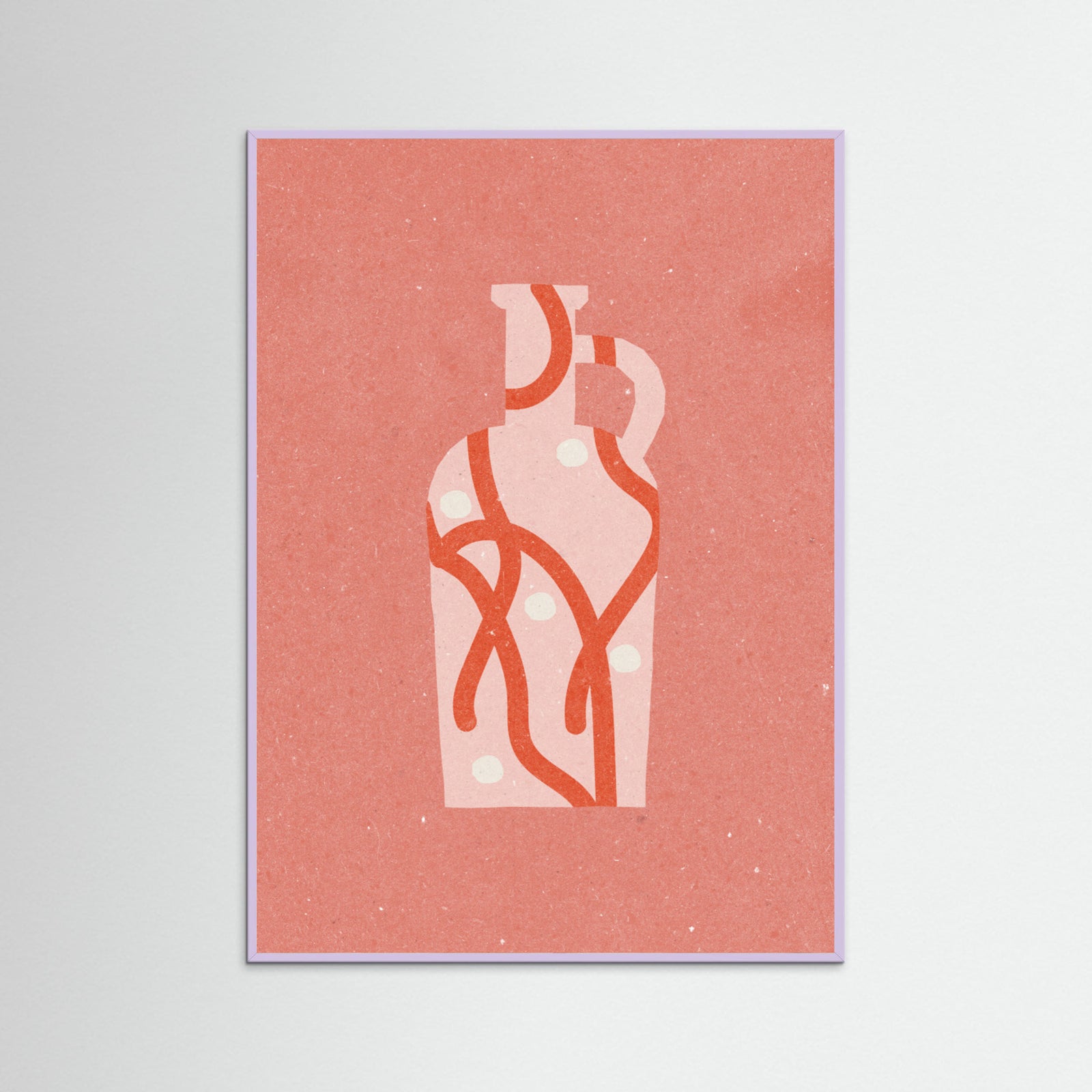 Lilac Wood Vase 4 Poster