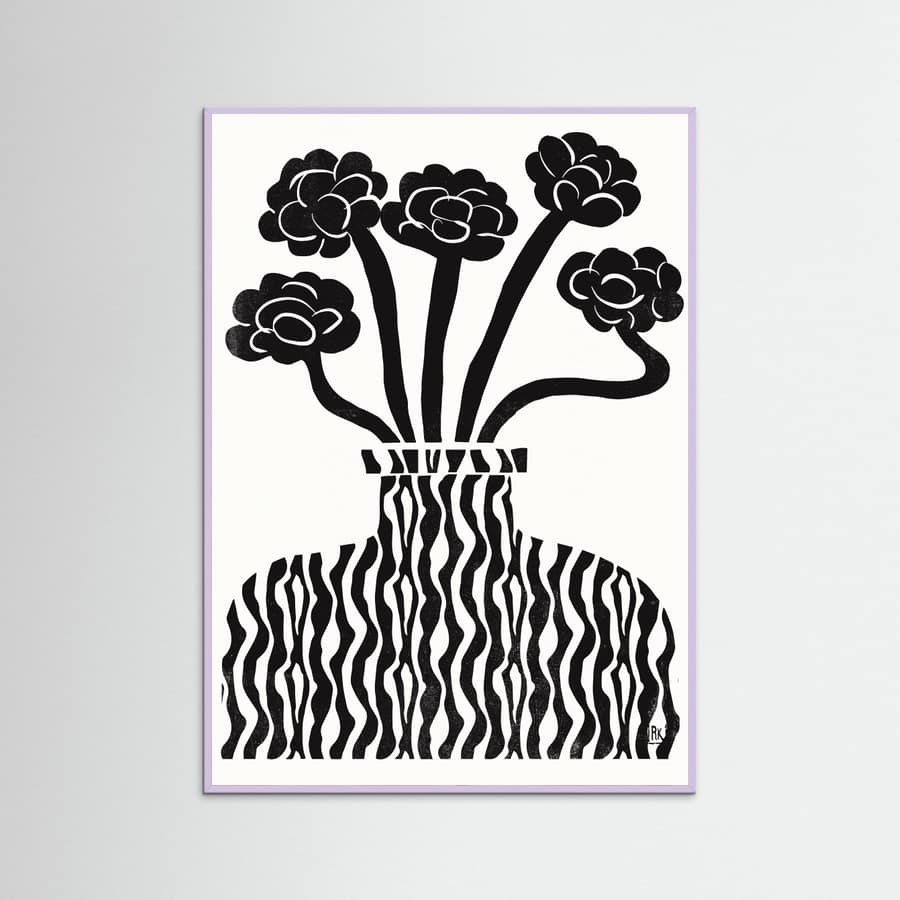 Poster Vase and Flowers 03 – poster e stampa artistica