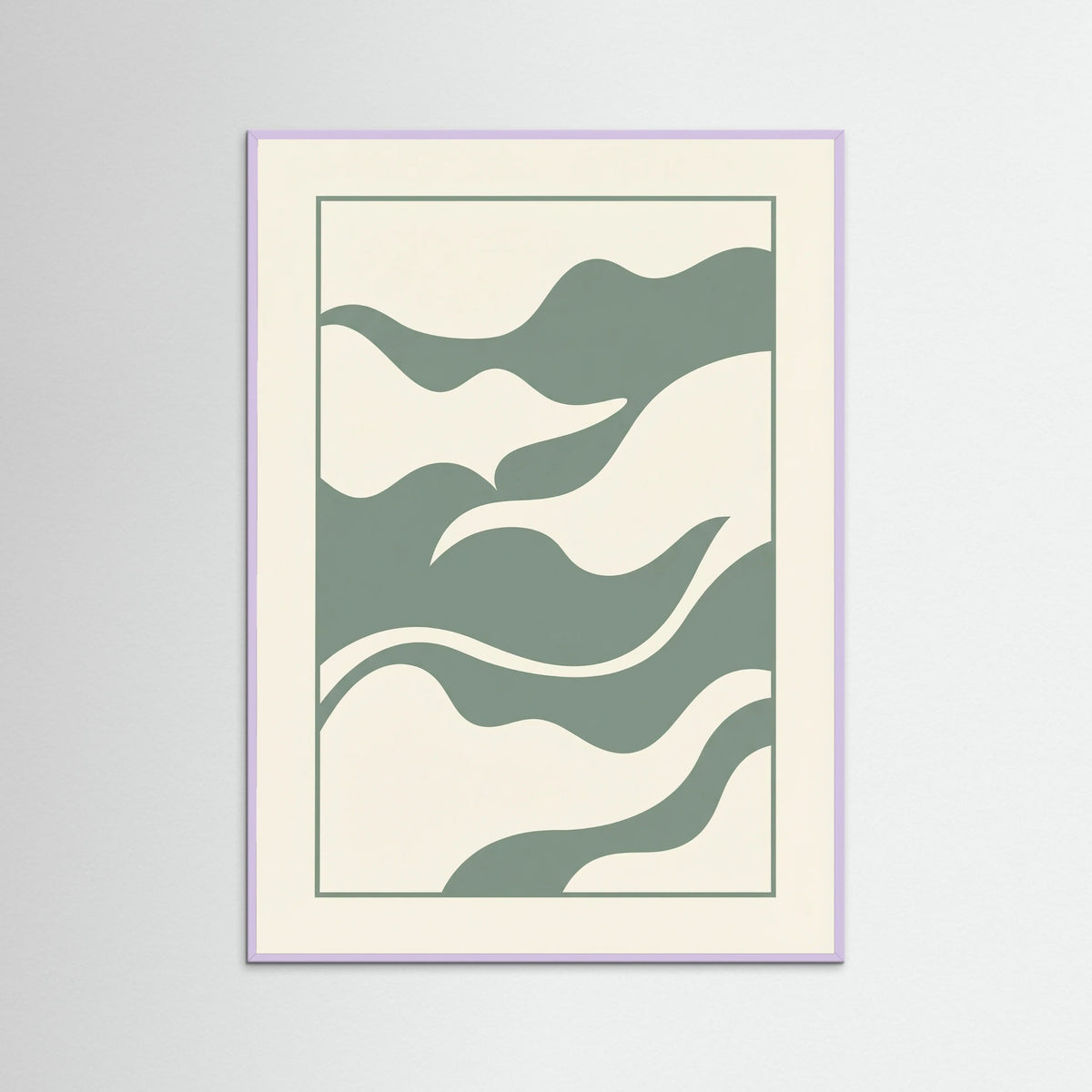 Lilac Wood Verdant Abstract
