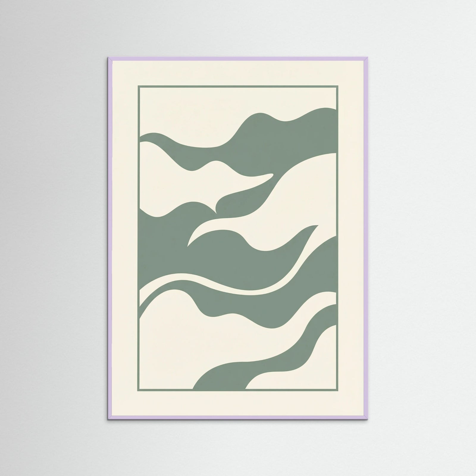 Lilac Wood Verdant Abstract