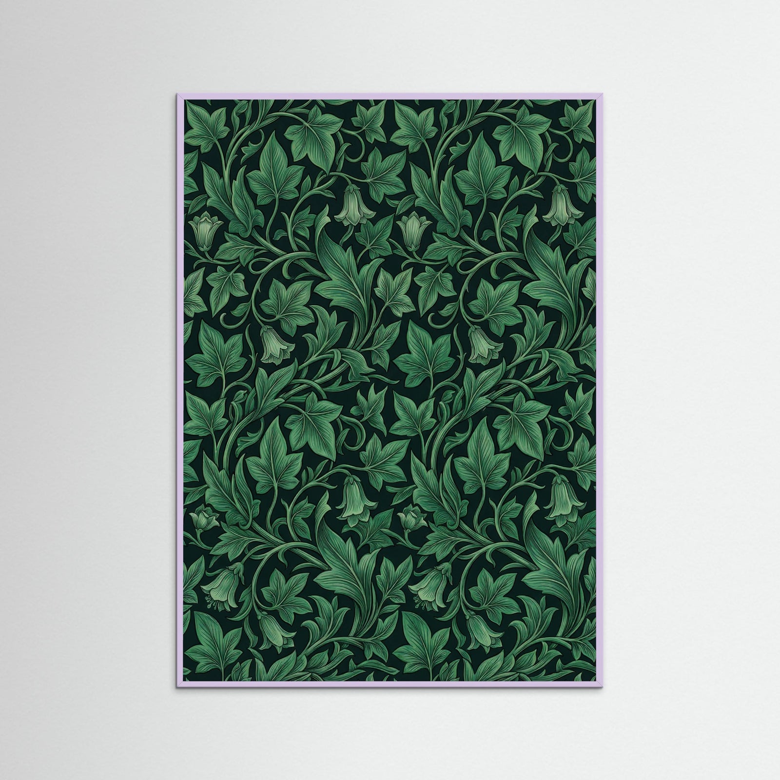 Lilac Wood Verdant Acanthus Pattern