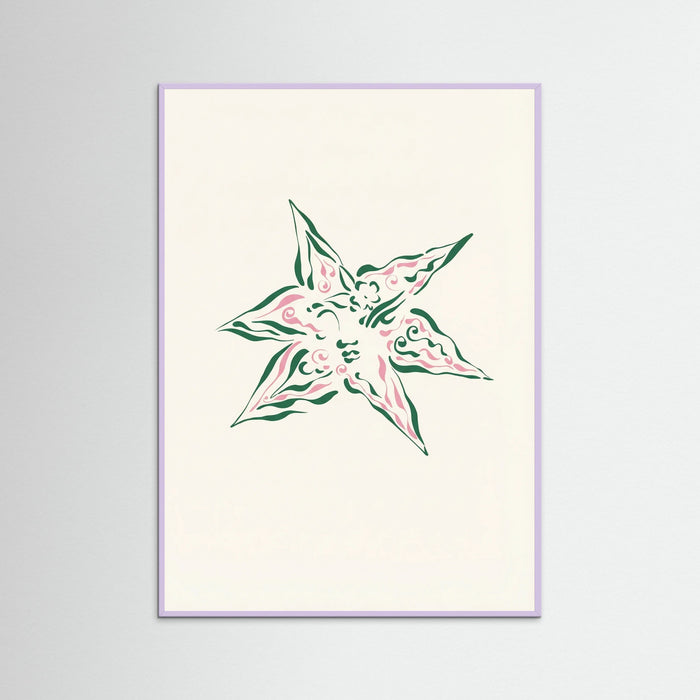 Lilac Wood Verdant Bloom Star