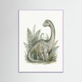 Lilac Wood Verdant Dino Portrait