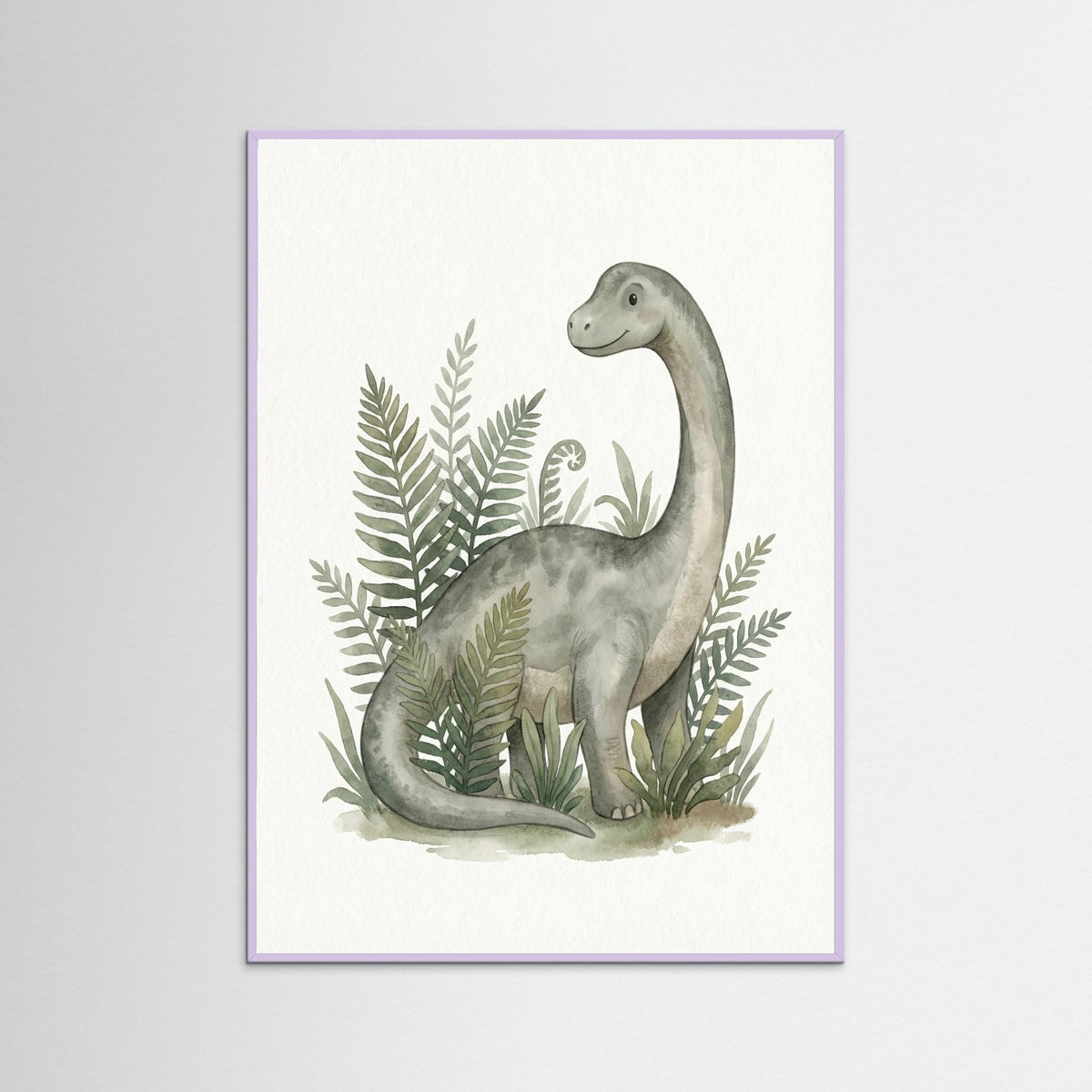 Lilac Wood Verdant Dino Portrait