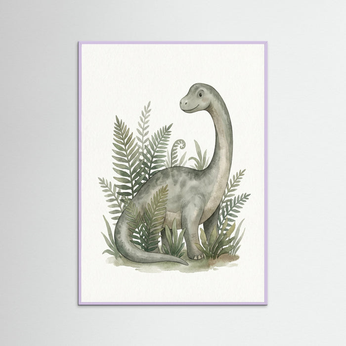 Lilac Wood Verdant Dino Portrait