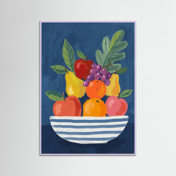 Lilac Wood Vibrant Floral Vase Blue