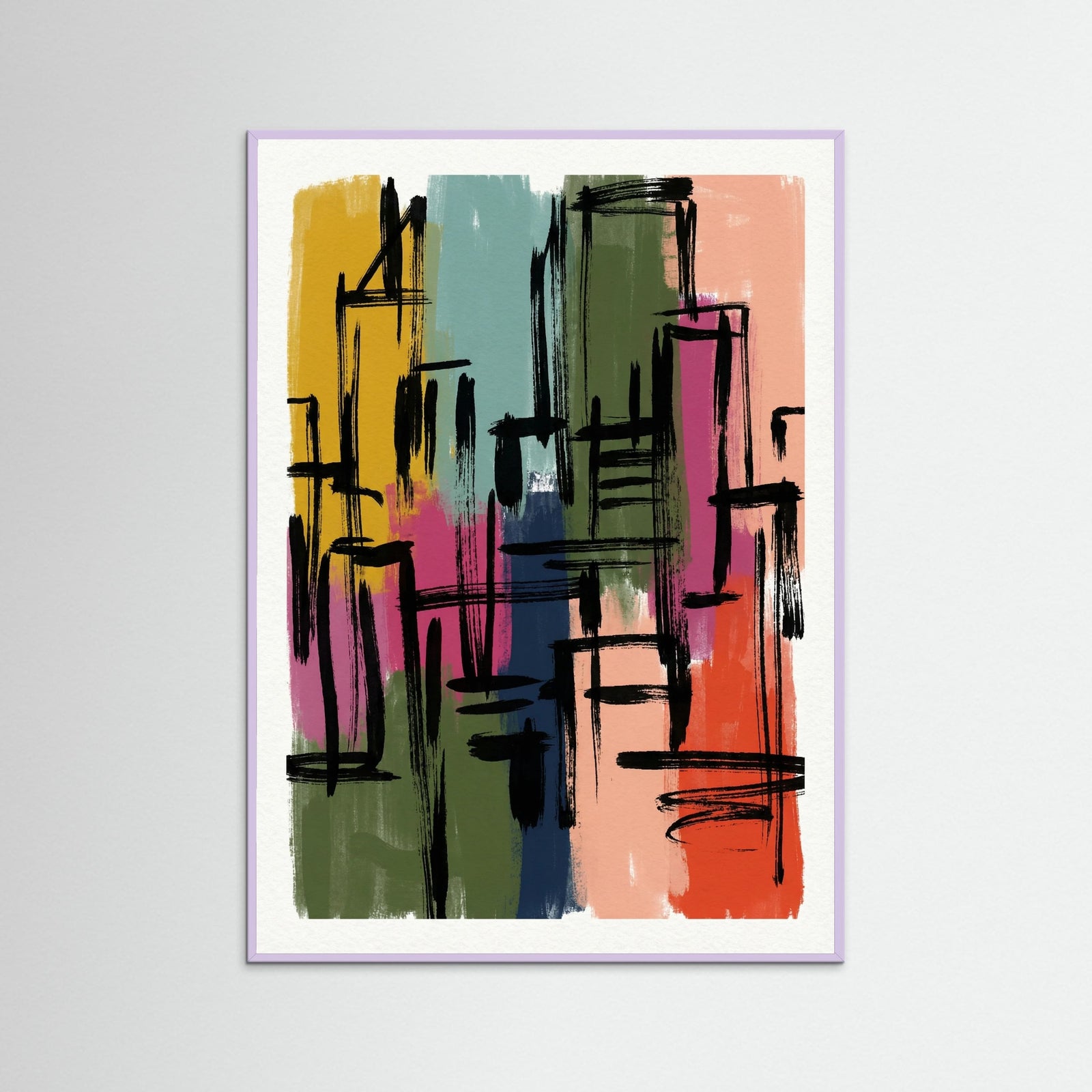 Lilac Wood Vibrant Gestures