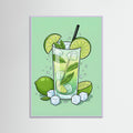 Lilac Wood Vibrant Mojito Art