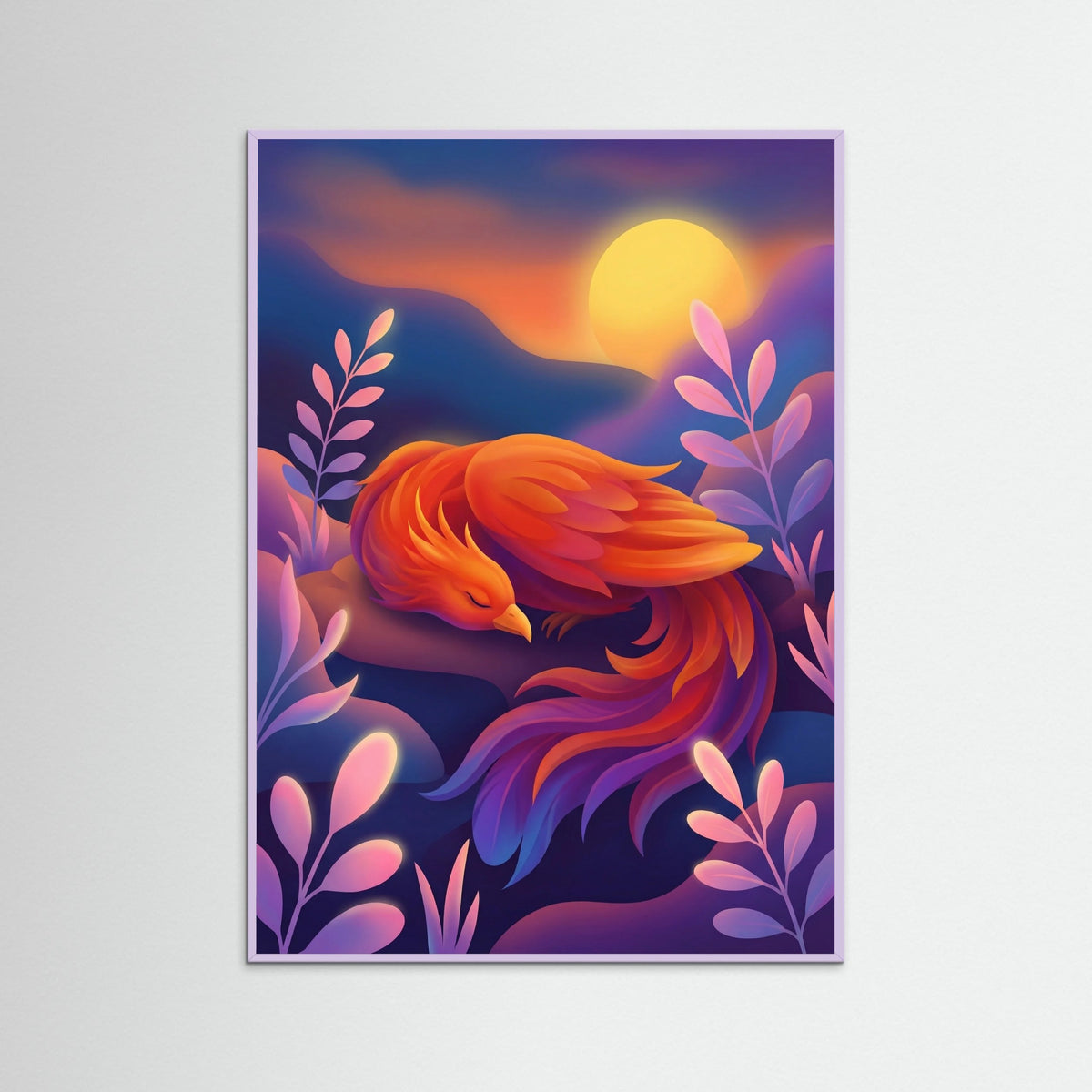 Lilac Wood Vibrant Mystic Dawn