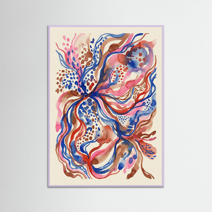 Lilac Wood Vibrant Organic Flow