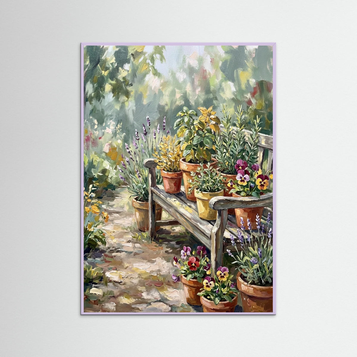 Lilac Wood Vibrant Pitcher Blooms