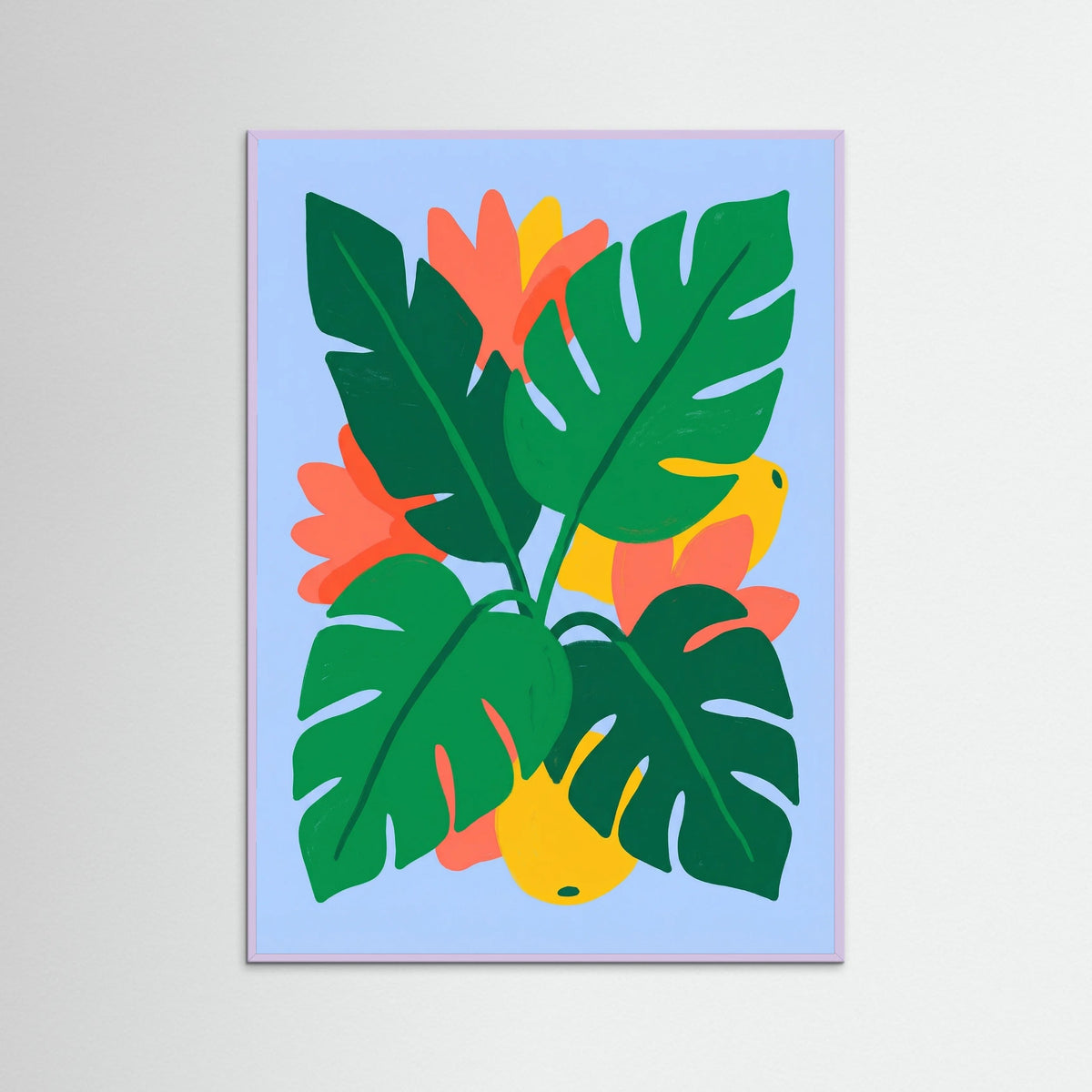 Lilac Wood Vibrant Poppies Bloom