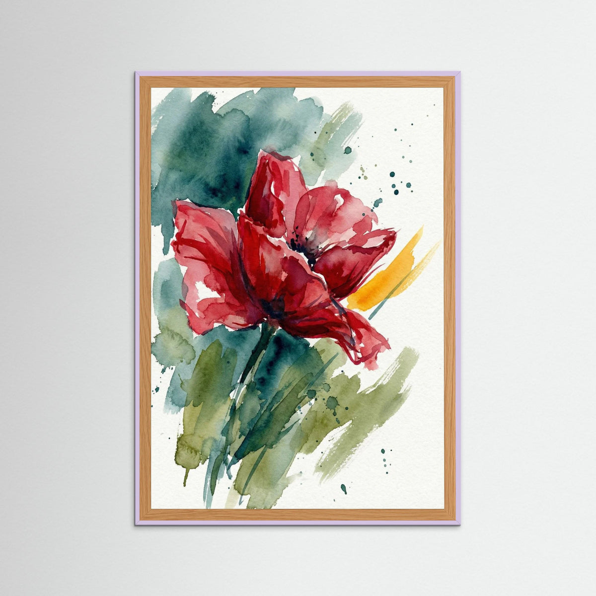 Lilac Wood Vibrant Poppies