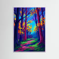Lilac Wood Vibrant River Flow
