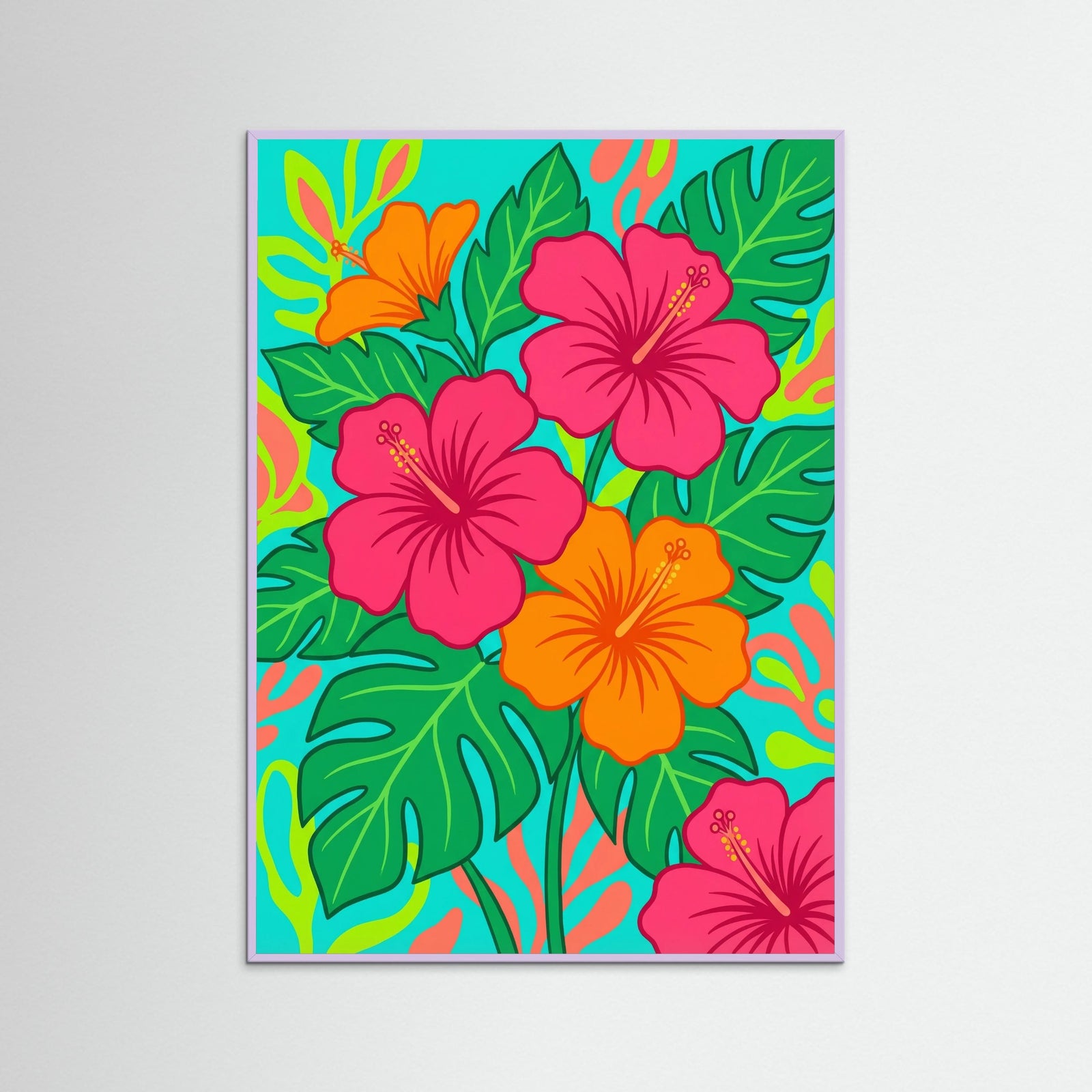 Lilac Wood Vibrant Sunflower Vase