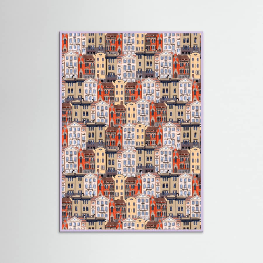 Lilac Wood Vilnius Poster