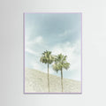 Vintage Palm Trees in the desert Poster – Poster und Kunstdruck