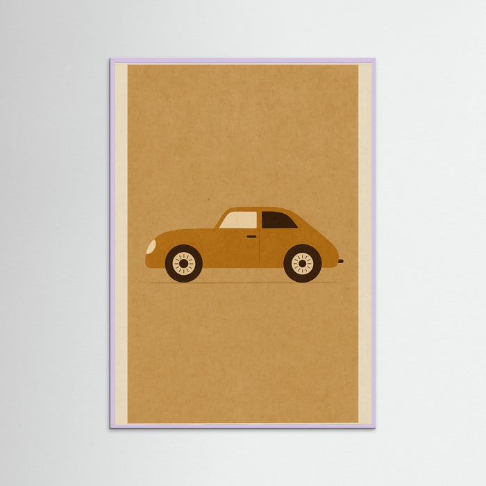 Lilac Wood Vintage Racecar