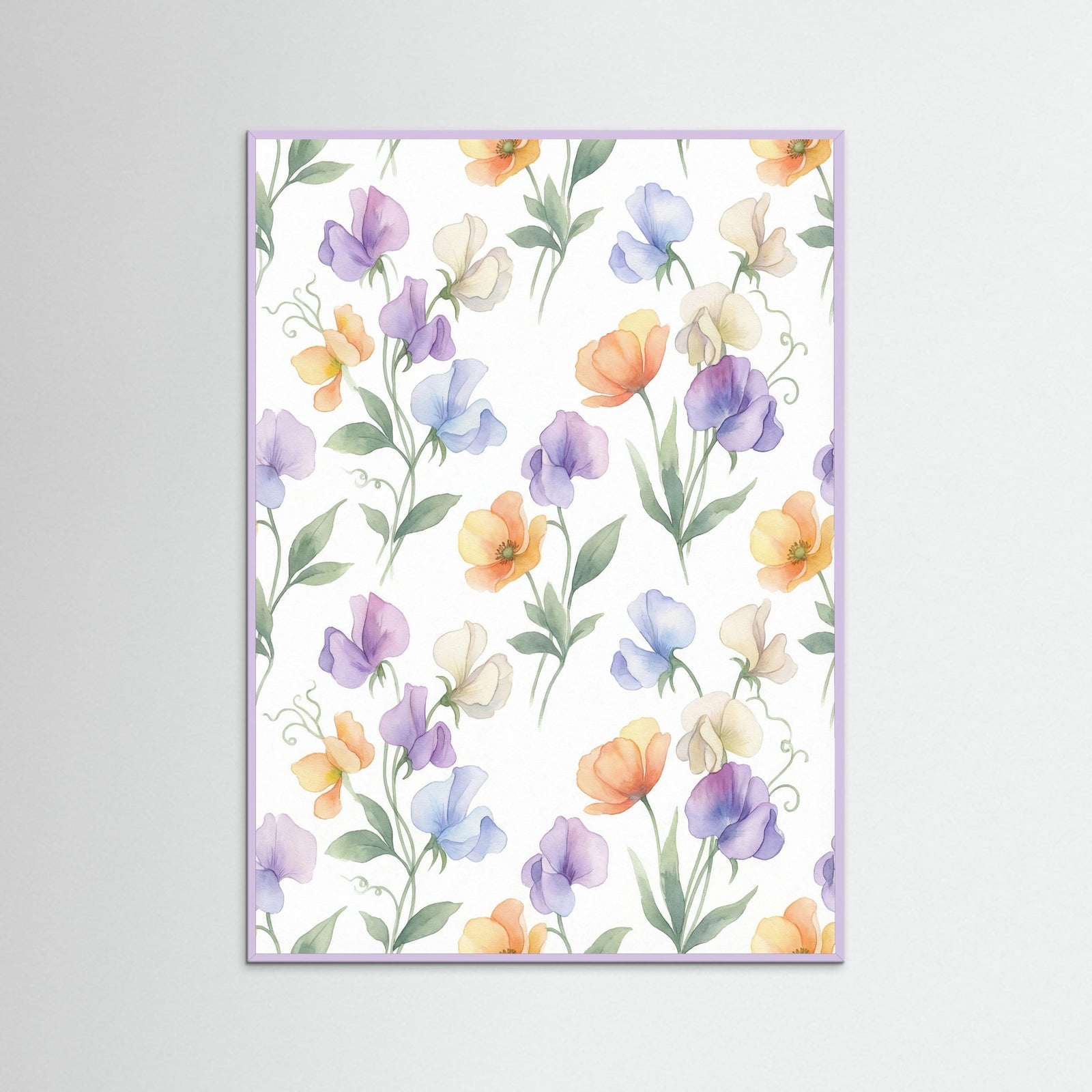 Lilac Wood Vintage Rose Blooms