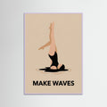 Lilac Wood Vintage Swimmer