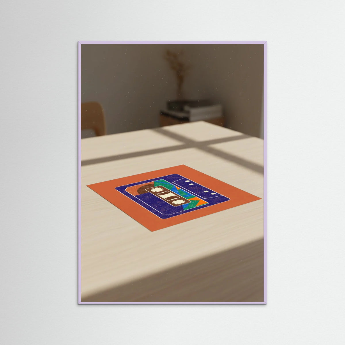 Lilac Wood Vinyl Groove