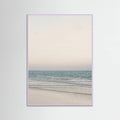 Warm Serene Beach Landscape Clear Sky Poster – plakat og kunsttryk